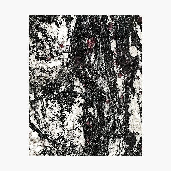 Item preview, Black Web Dripping Red Speckled Granite Stone Texture designed and sold by AWYEZZA.