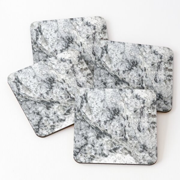 Item preview, Dripping Granite Gray Black and White Speckled Rivers of Rocky Earth Texture designed and sold by AWYEZZA.
