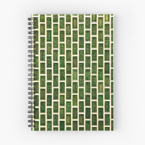 Item preview, Green 70s Glass Tile White Grout Natural Surface Texture designed and sold by AWYEZZA.