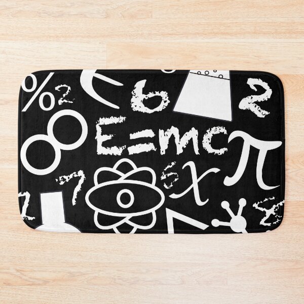 Item preview, math equations and symbols on chalk board designed and sold by designInk.