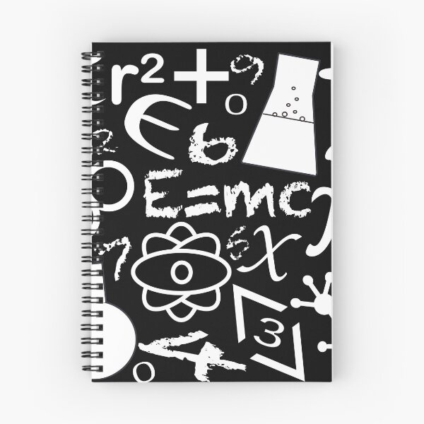 Item preview, math equations and symbols on chalk board designed and sold by designInk.
