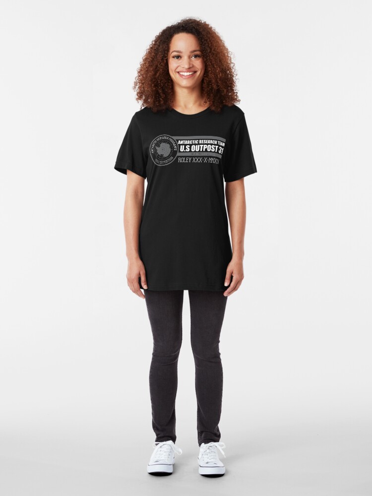 Alternate view of Antarctic Research Team - Roley Slim Fit T-Shirt