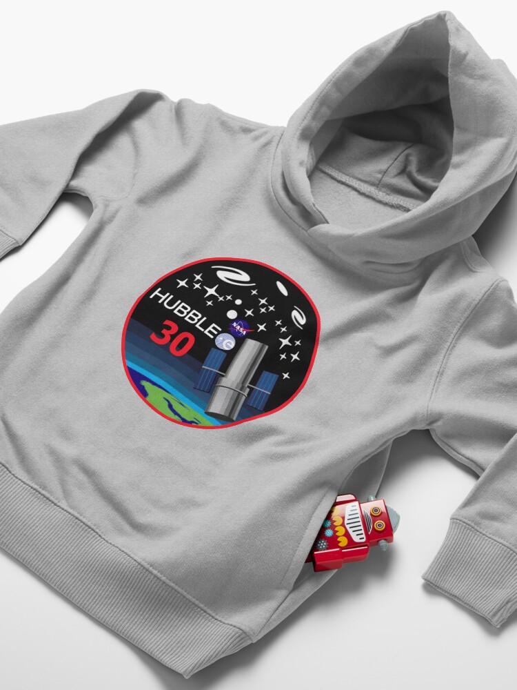 Alternate view of Hubble at THIRTY!! Toddler Pullover Hoodie