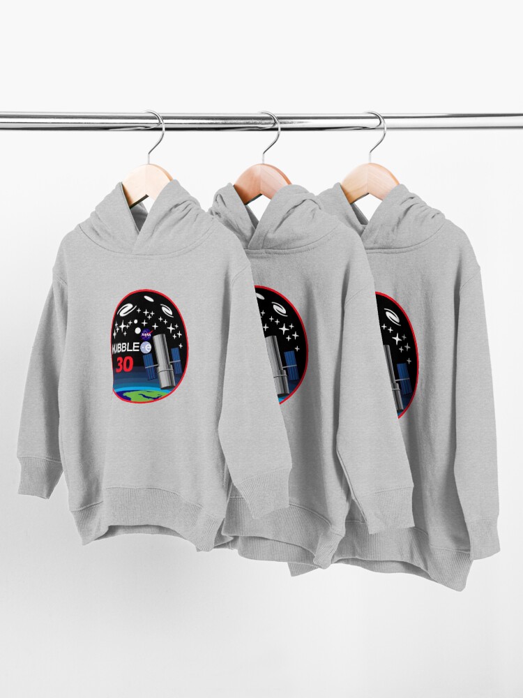 Alternate view of Hubble at THIRTY!! Toddler Pullover Hoodie