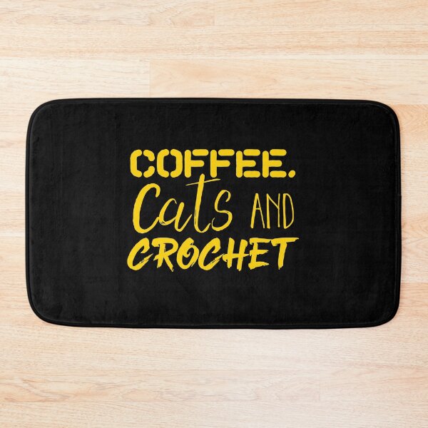 Item preview, Coffee, cats and Crochet! designed and sold by jazzydevil.