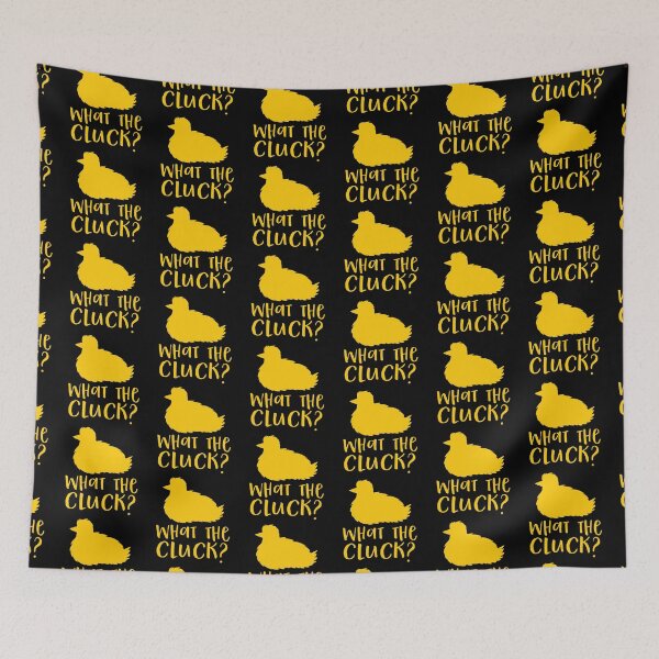 Item preview, What the cluck? with cute chicken designed and sold by jazzydevil.