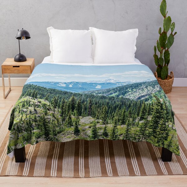 Item preview, Dense Forest // Background Ski Resort Runs in Summer Landscape Green Mountain Shot designed and sold by catbyrdcolorado.