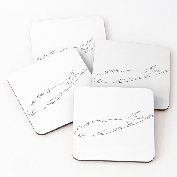 Item preview, Long Island Outline, NY designed and sold by NamesandPlaces.