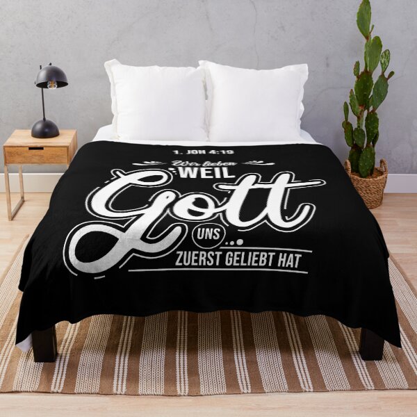 Item preview, Bible verse HFA 1 John 4:19 designed and sold by GoodNewsDesign.
