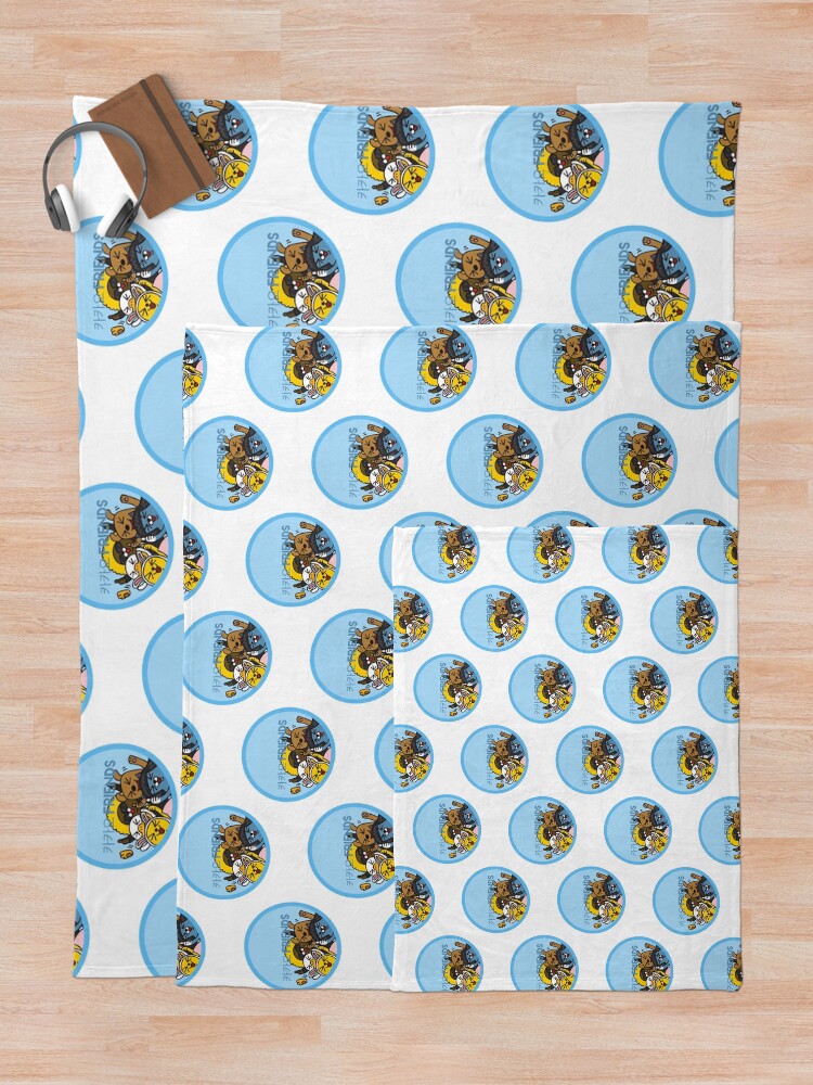 Alternate view of Kakao Friend's Korean style funny and cute Throw Blanket