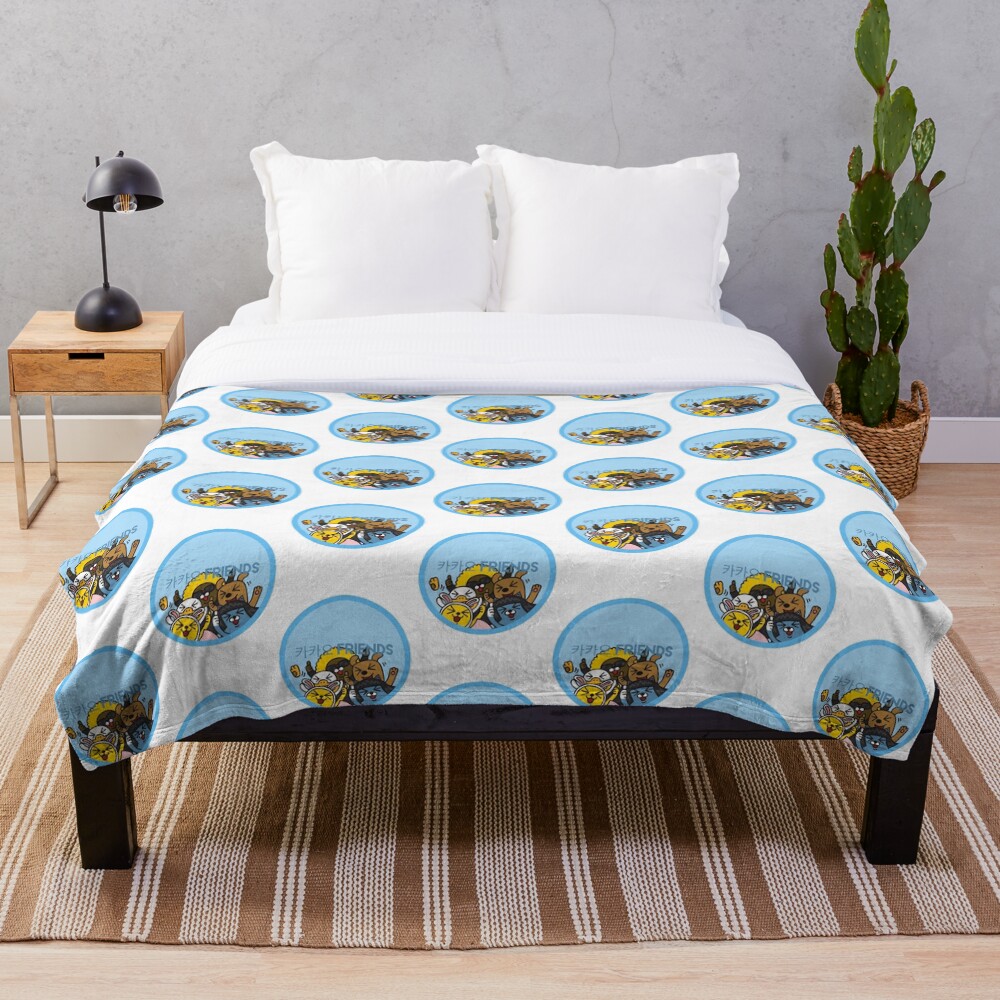 Kakao Friend's Korean style funny and cute Throw Blanket