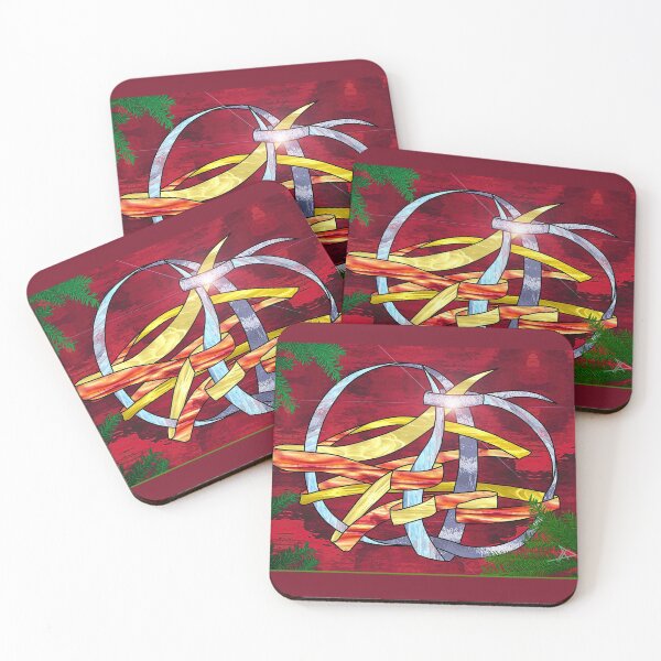 Item preview, holiday ribbons designed and sold by don quackenbush art.