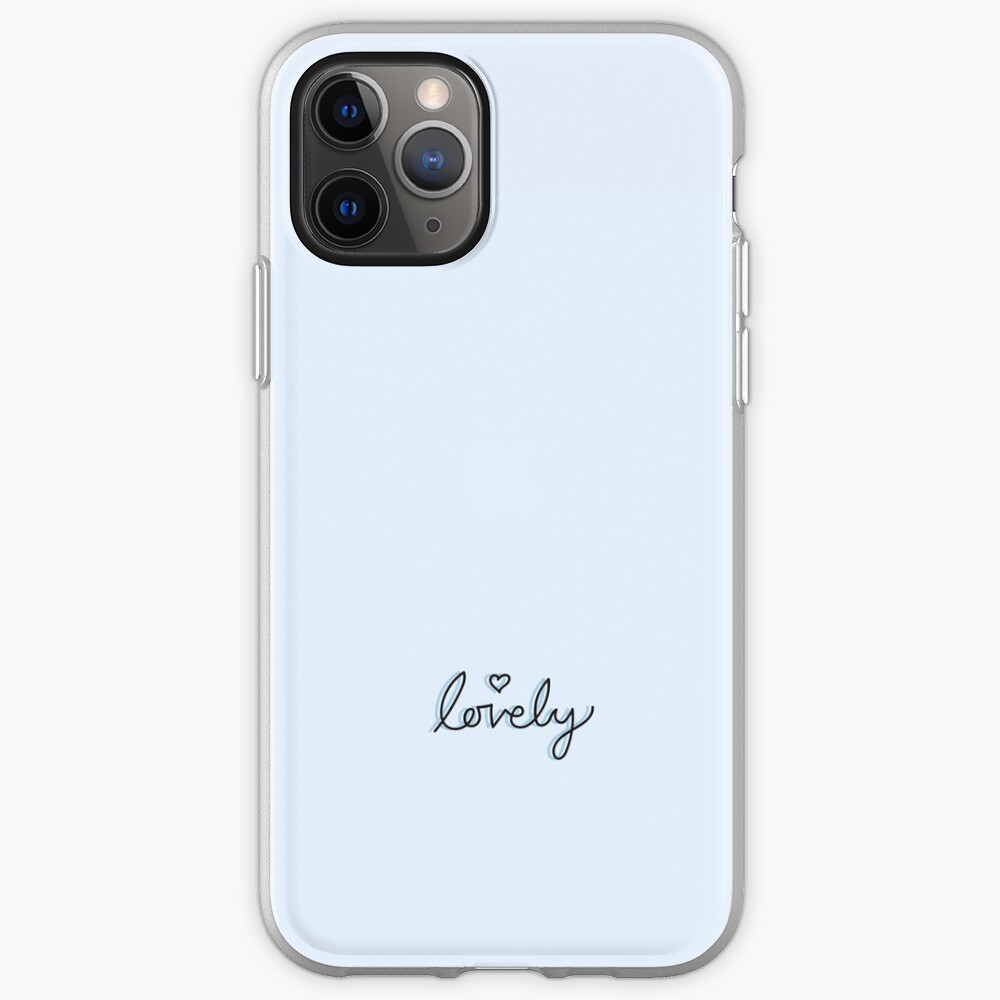 "lovely baby blue." iPhone Case & Cover by meija Redbubble