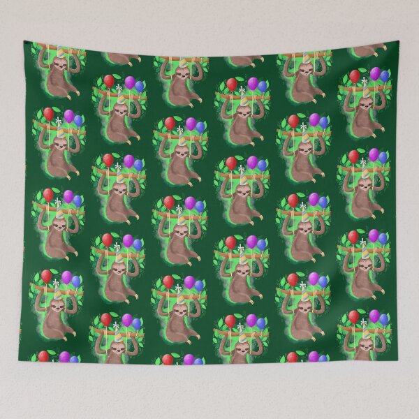 Item preview, Get ready to party sloth designed and sold by jasmineberry.