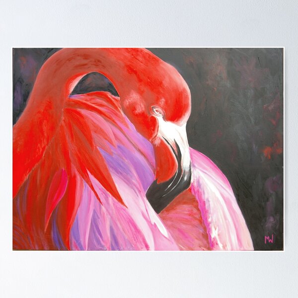 Item preview, The Flamingo designed and sold by Magenta Wise.