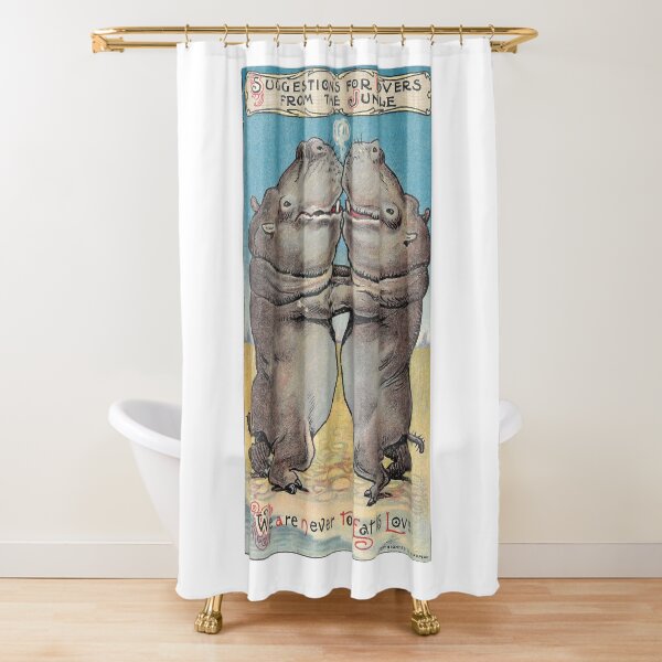 We are NEVER too fat to love! Shower Curtain
