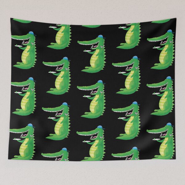 Item preview, Jack's crocodile feeding the birds (in his TEETH!) designed and sold by jasmineberry.