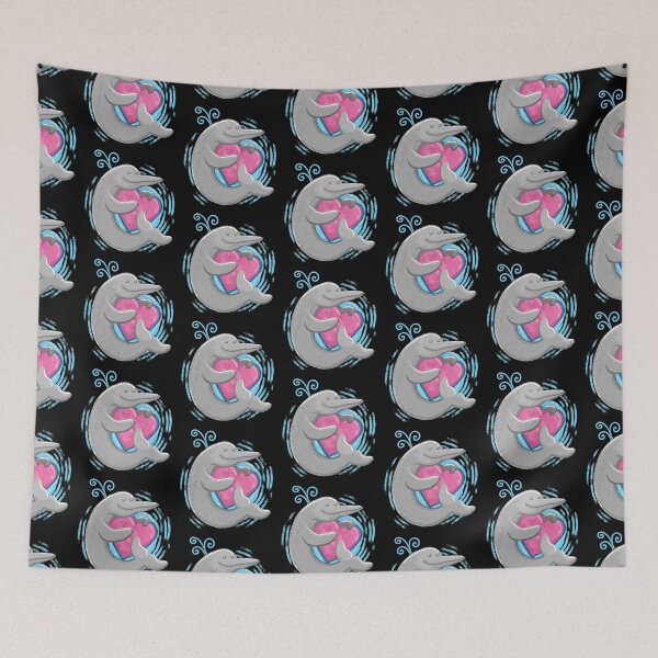 Item preview, Dolphin in love designed and sold by jasmineberry.