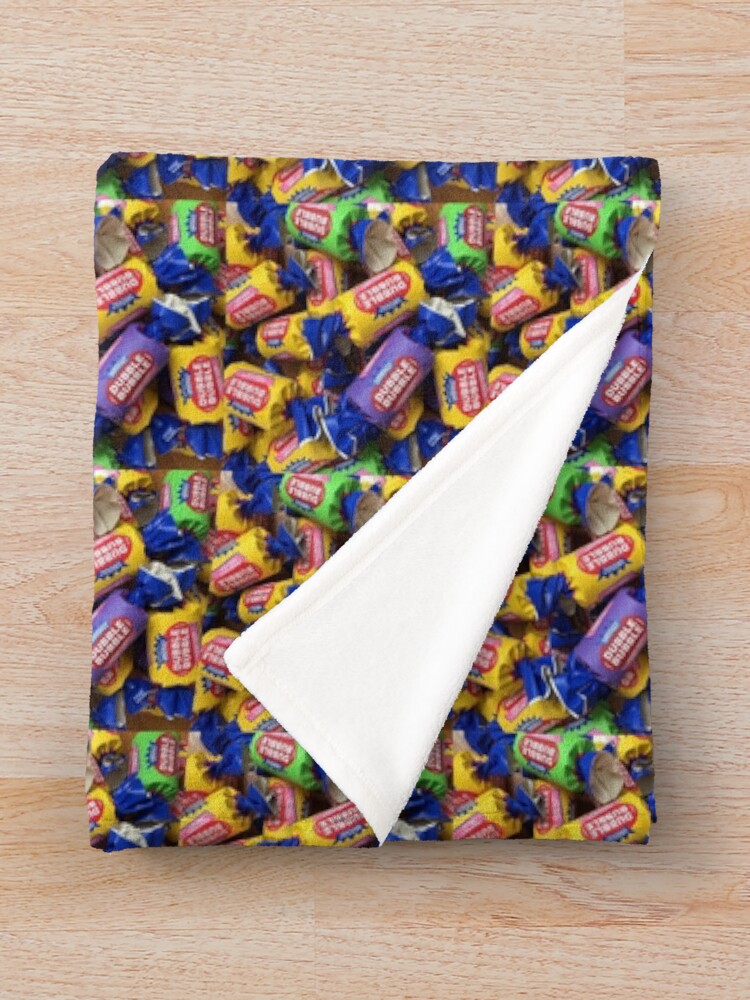 "I Love Bubble Gum" Throw Blanket for Sale by neilzoid Redbubble