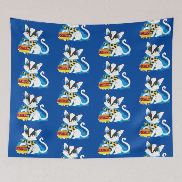 Item preview, Boardgaming geek loving kitty cat designed and sold by jasmineberry.