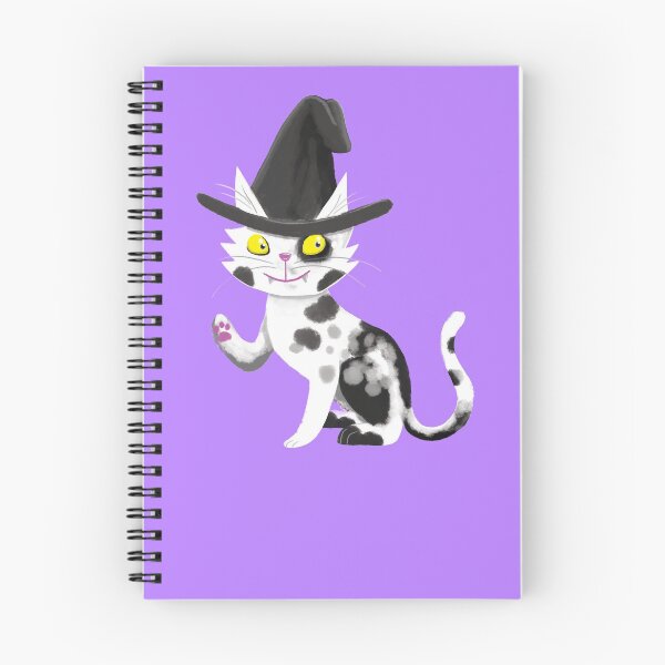 Item preview, Black and white witches cat designed and sold by jasmineberry.