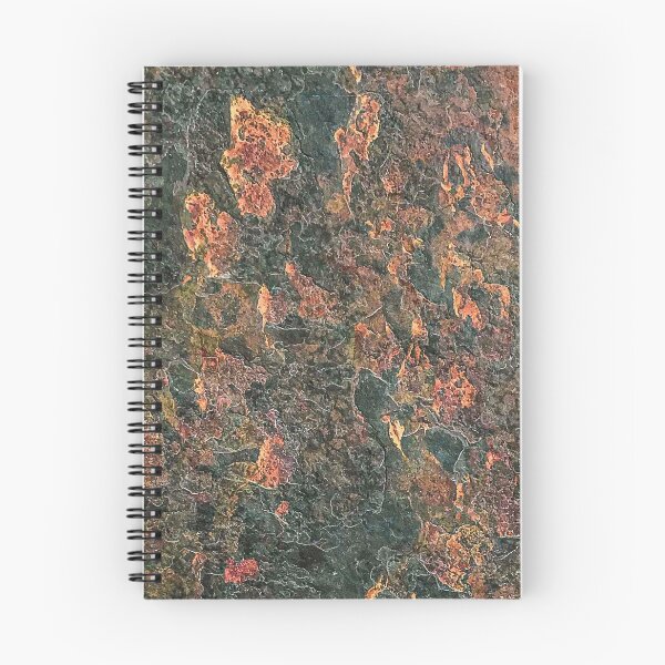 Item preview, Rusty Red Orange Dark Green Rock Natural Formation Texture designed and sold by AWYEZZA.