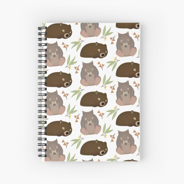 Sleepy Wombats Spiral Notebook