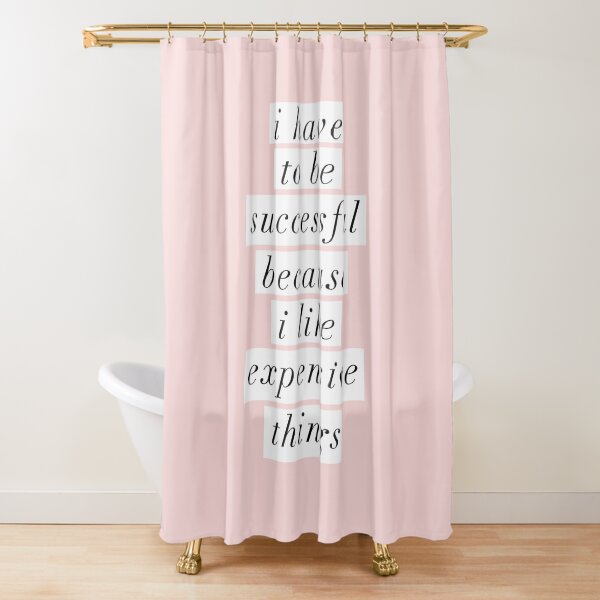 Non Je Ne Regrette Rien Shower Curtain By Motivatedtype Redbubble