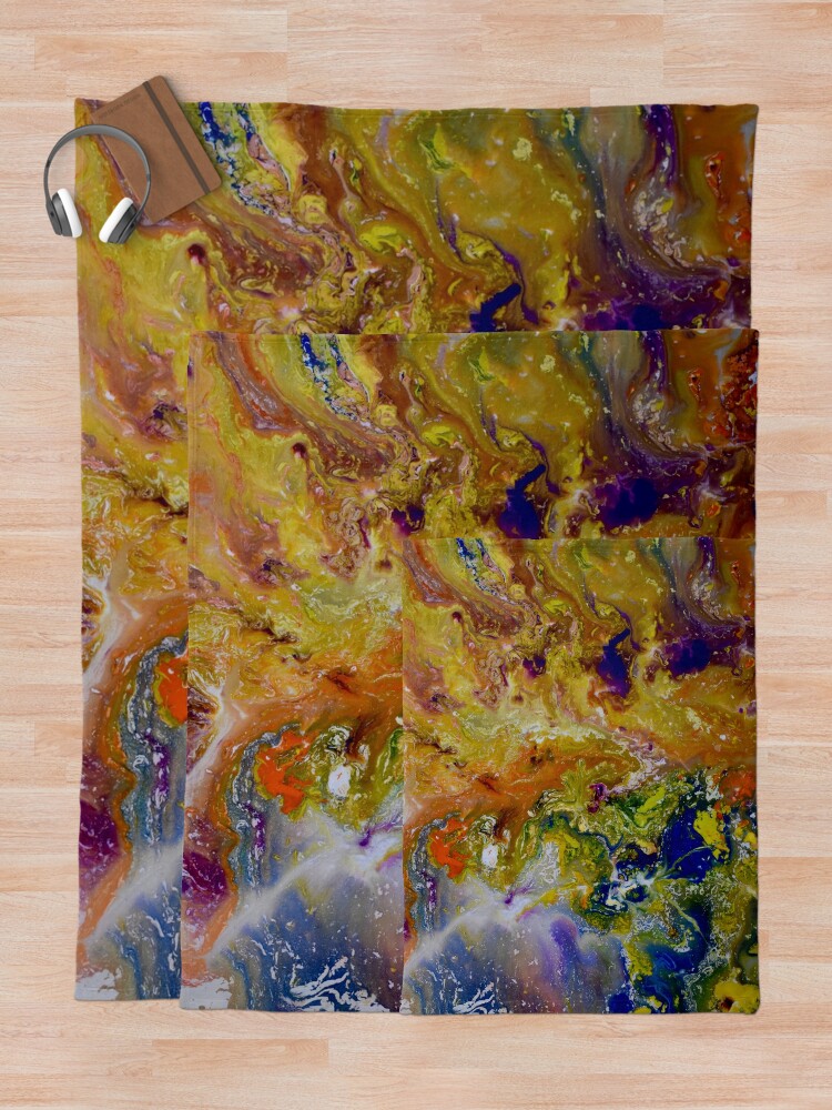 Alternate view of Uplifting Gaia Throw Blanket