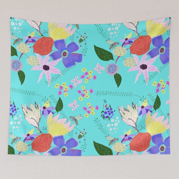 Item preview, Bess, butterflies and pretty flowers designed and sold by fabqa.