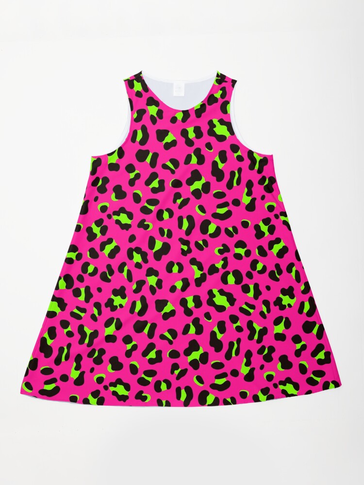 green emerald velvet dress Satin Robe Women's in Neon Leopard by Mode & Affaire main image 0