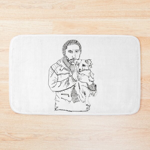 Item preview, Man with dog in his arms - faith and truth designed and sold by GundW.