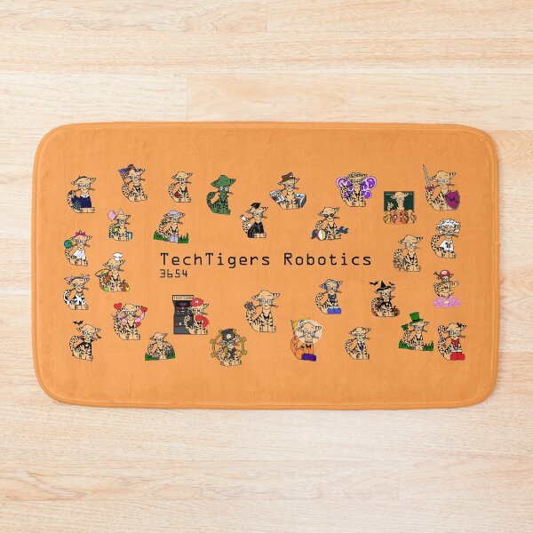 Item preview, The Many Faces of the TechTigers designed and sold by sapostrophebach.