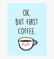 Coffee Photographic Print