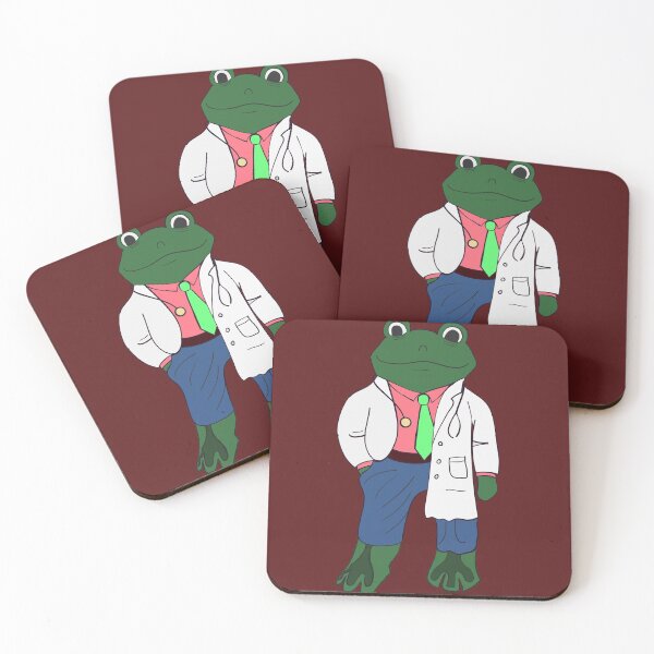 Item preview, Doctor Frog Red with Green Tie designed and sold by HoldMyTees.