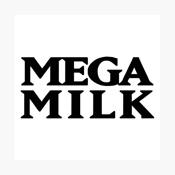 Best Seller Mega Milk Merchandise Photographic Print By Michaelkoonh Redbubble