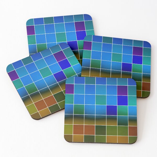 Item preview, Autumn Earth Squares designed and sold by Trendature Online .