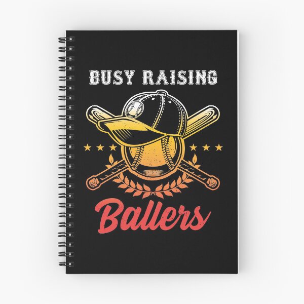 Item preview, Busy Raising Ballers Funny Gift Design for Parents  print designed and sold by Lisbob.