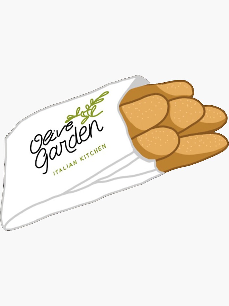 "Olive Garden Breadsticks" Sticker by tikt0ker Redbubble