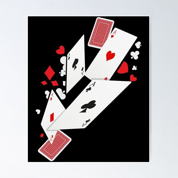Item preview, Card Shark Poker Player Four Aces Gambling Gift Idea product designed and sold by Lisbob.
