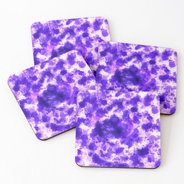 Item preview, Blue spill, spill, splash, drops abstract, spill, drops, blue, painting,  purple designed and sold by Lupappdesigns.