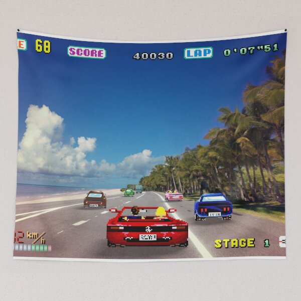 Item preview, Outrun retro - Pixel art designed and sold by smurfted.