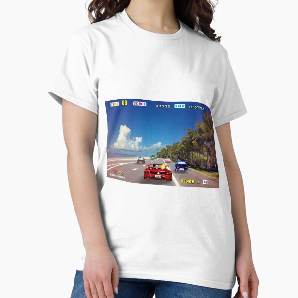 Outrun retro - Pixel art Classic T-Shirt