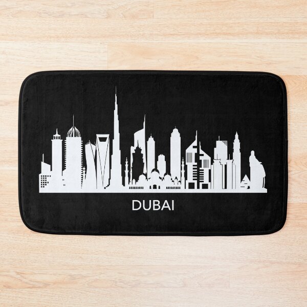 Item preview, Dubai Skyline Art Illustration designed and sold by Elenia Design.