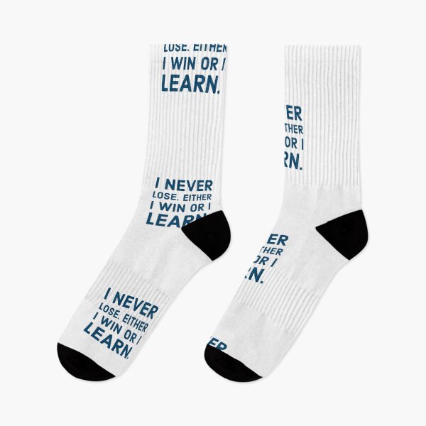 Item preview, I never lose. Either I win or I learn  designed and sold by Inspirationmotivation.
