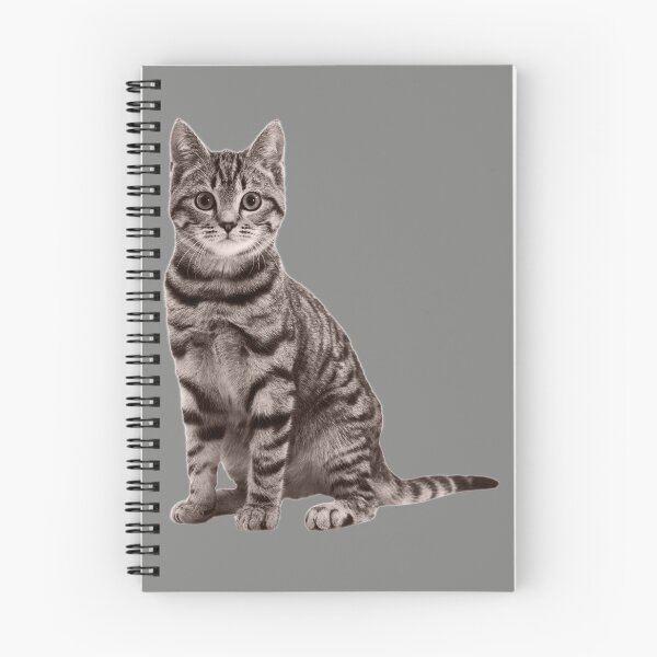 Item preview, GREY TABBY ON BATTLESHIP GREY designed and sold by PetsandBeyond.