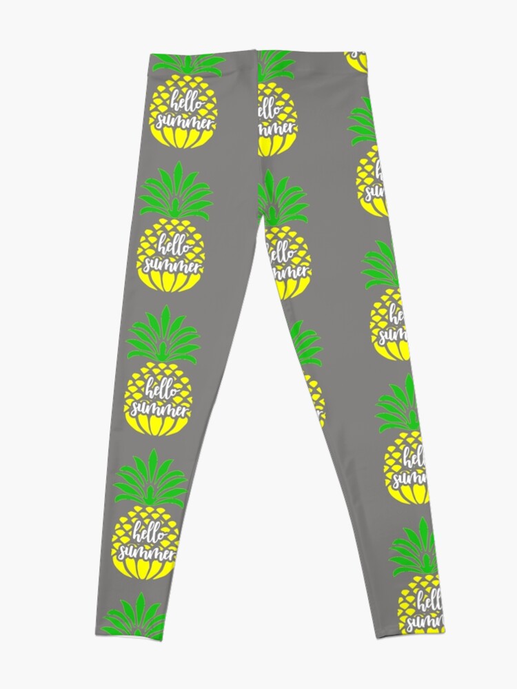 Discover Hello Summer Pineapple Leggings