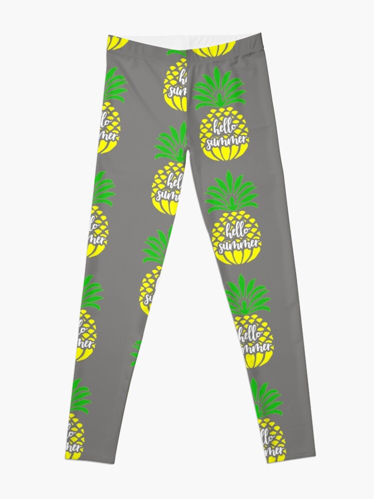 Disover Hello Summer Pineapple Leggings