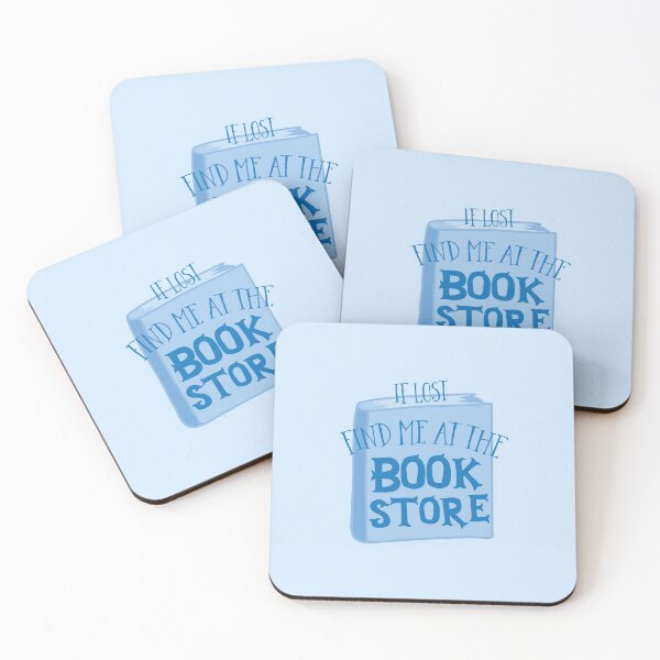 Item preview, IF LOST FIND ME AT THE book store in blue designed and sold by jazzydevil.