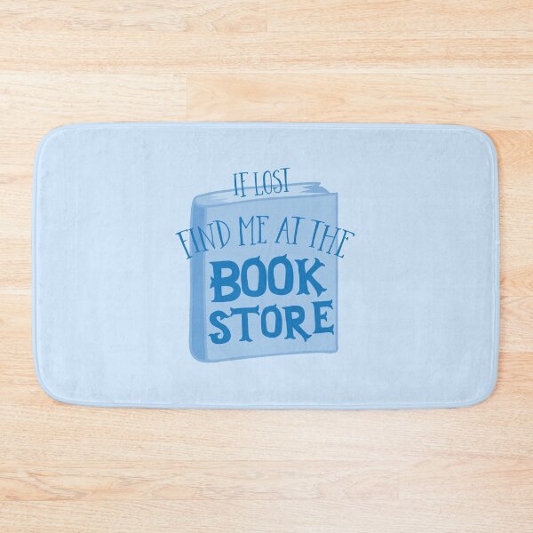Item preview, IF LOST FIND ME AT THE book store in blue designed and sold by jazzydevil.